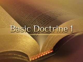 Basic Doctrine 1