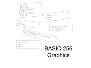 BASIC-256 Graphics 