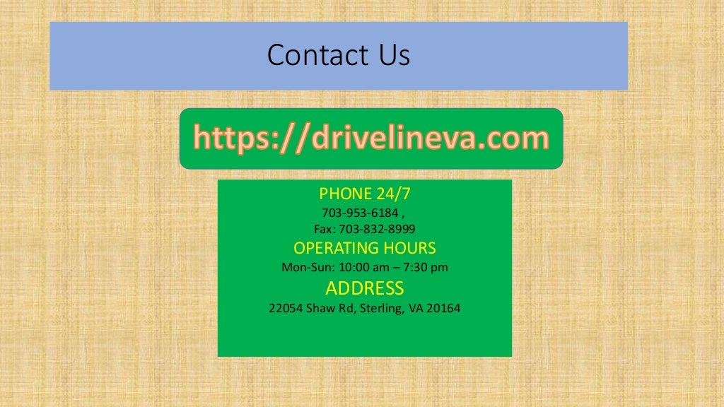 Basic driving skills