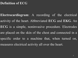 Define Ecg Basic ecg interpretations | PDF