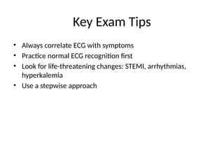 Stemi Practice Test basic_ecg_mbbs basics of electrocardiography | PPTX