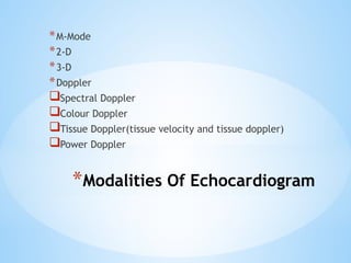 BASIC ECHOCARDIOGRAPHY.pptx............. | PPTX