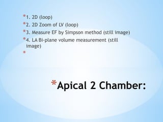 BASIC ECHOCARDIOGRAPHY.pptx............. | PPTX