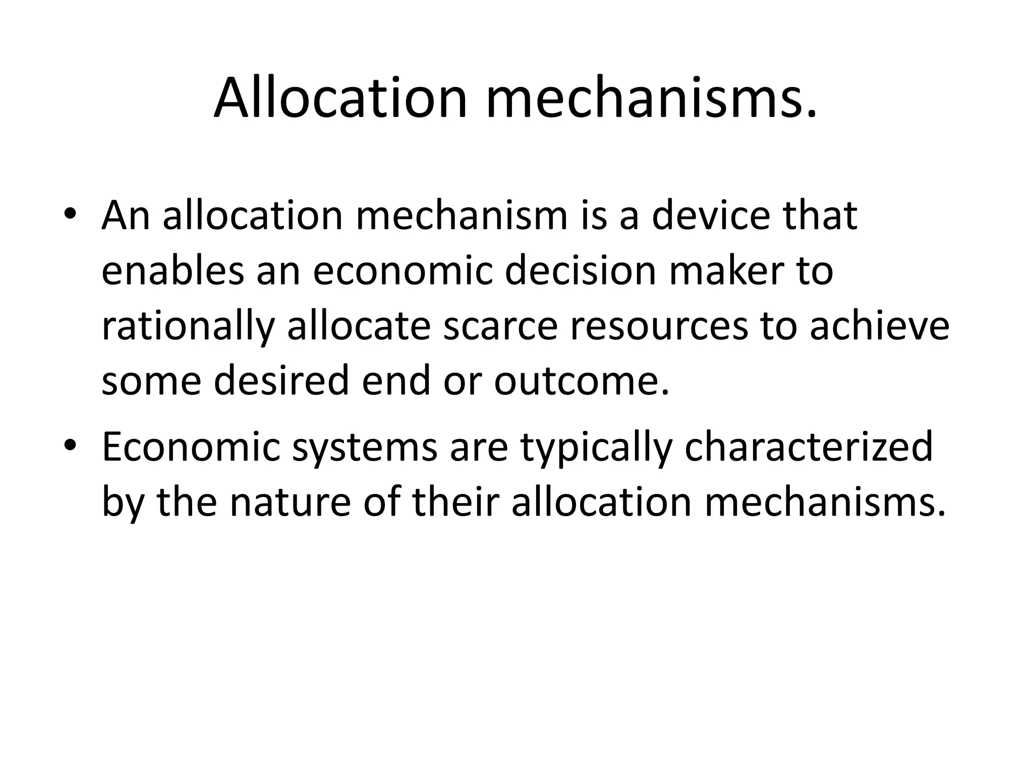 Basic economic concepts | PPTX