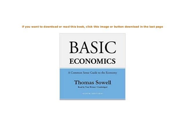 basic economics fifth edition basic economics fifth edition