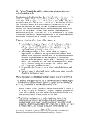 Basic education sector reform agenda (1) | PDF