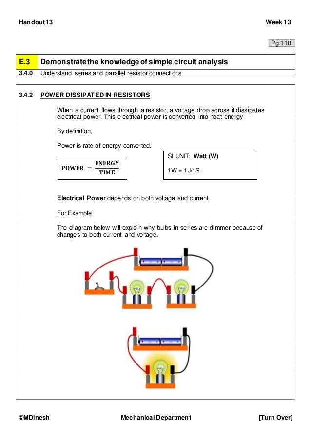 Basic electrical and electronic principles