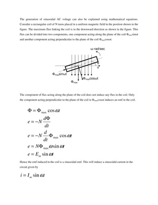 Single phase AC circuit | PDF