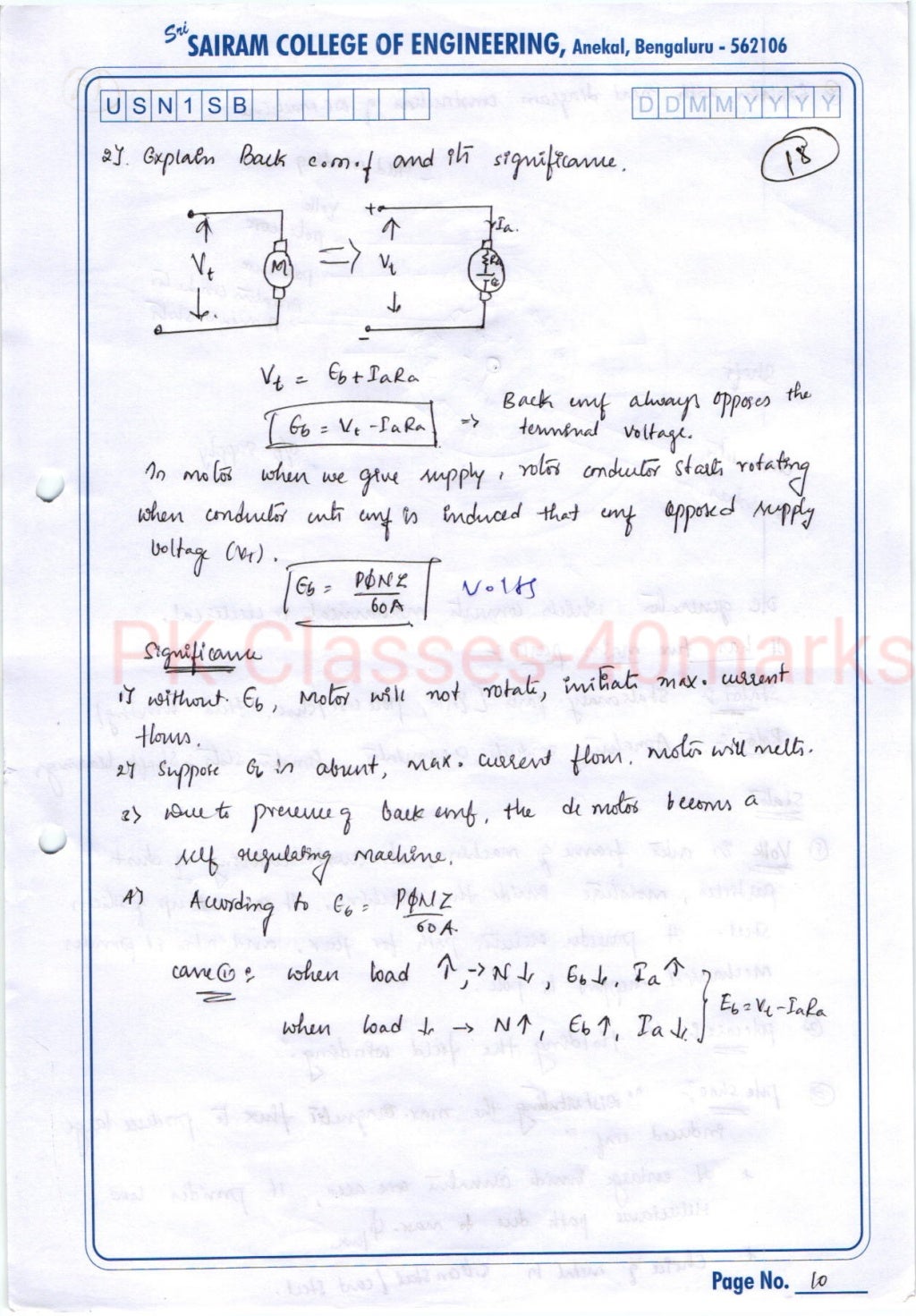 Basic Electrical Engineering Short notes