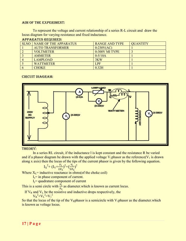Basic electrical lab manual