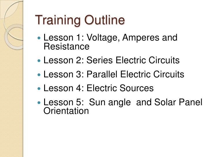 Basic electrical math