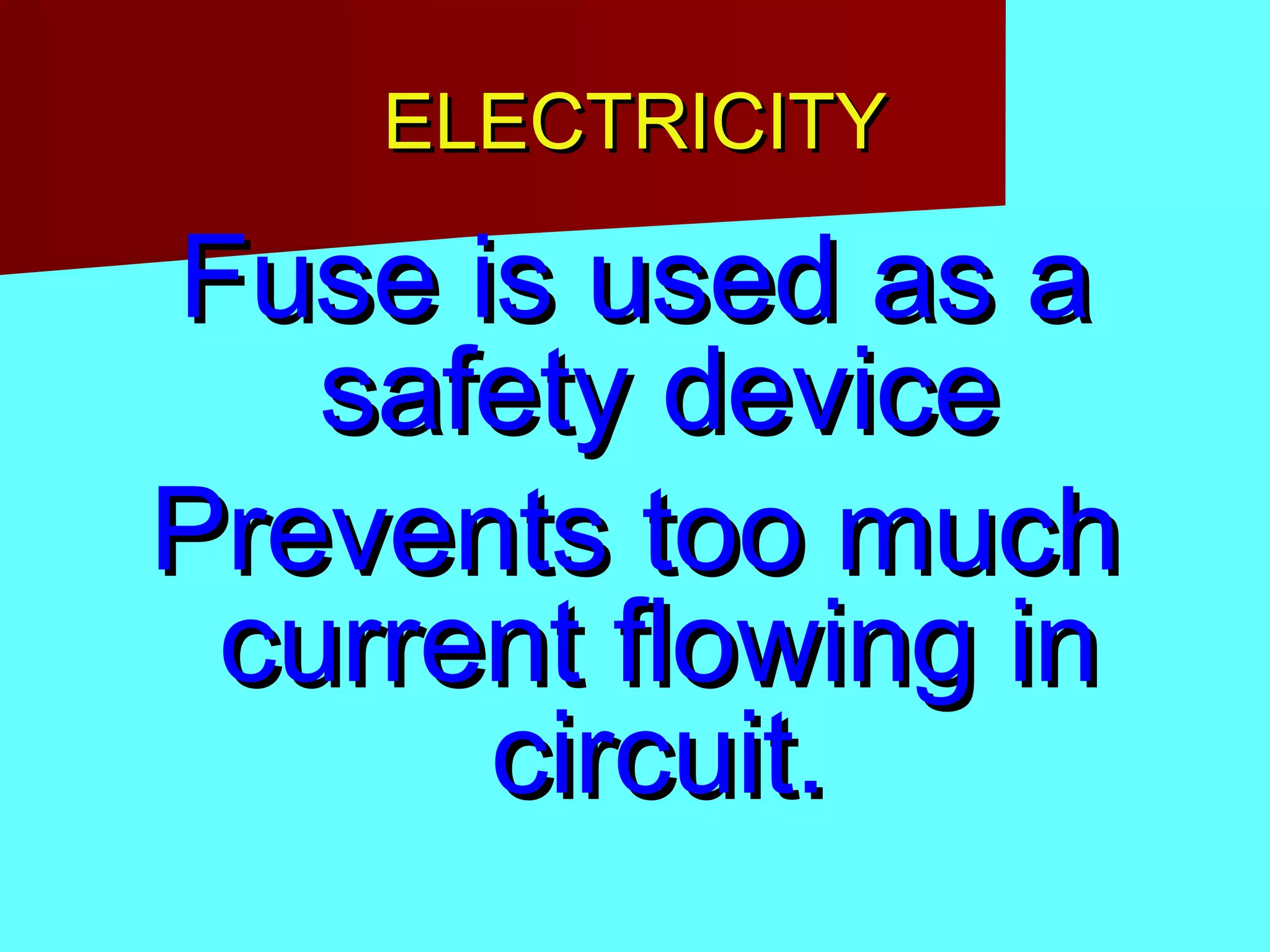 Basic Electricity PPT Basic electricity ppt