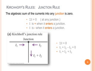 KIRCHHOFF’S CURRENT LAW | PPTX