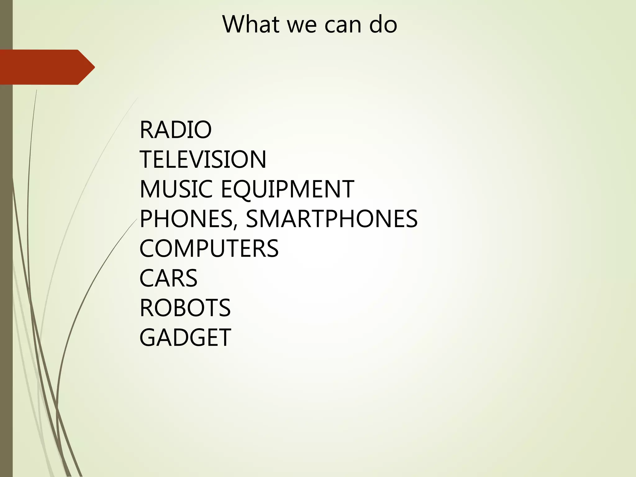 Basic electronic for kids | PPTX