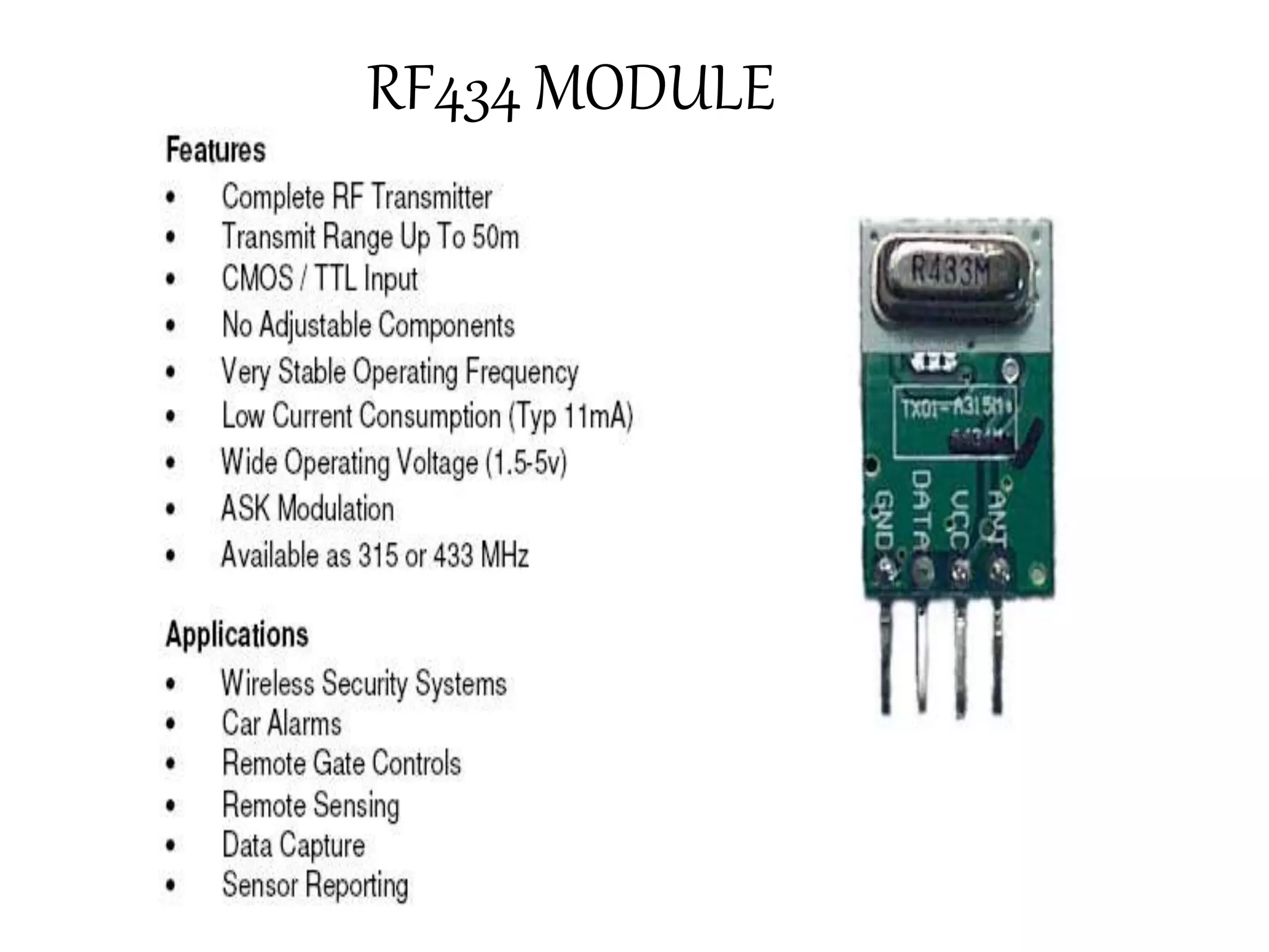 RF434 MODULE