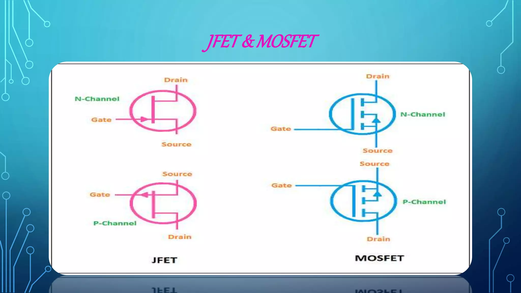 JFET& MOSFET
 