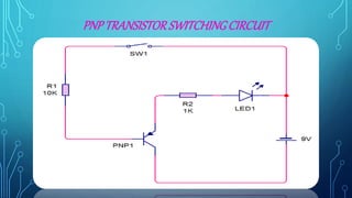 PNP TRANSISTORSWITCHINGCIRCUIT
 