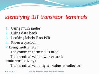 Basic Electronics Explained briefly in ppt | PPTX