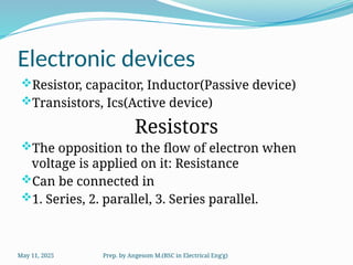 Basic Electronics Explained briefly in ppt | PPTX