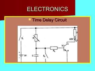 ELECTRONICSELECTRONICS
 Time Delay CircuitTime Delay Circuit
 