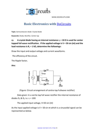 Electronics Circuits : EBOOK | PDF