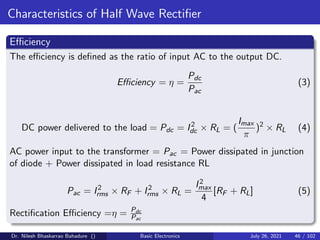Basic Electronics Semiconductor Diodes | PDF