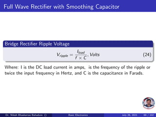 Basic Electronics Semiconductor Diodes | PDF