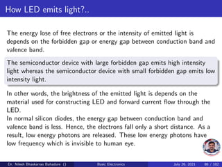 Basic Electronics Semiconductor Diodes | PDF