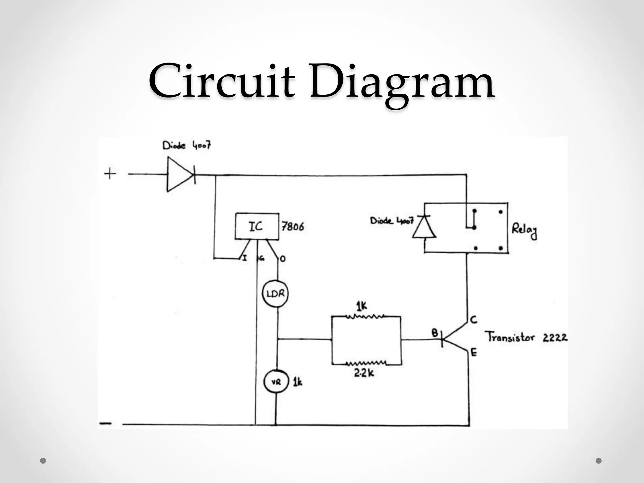 Light Sensor (Auto Light on off) | PPTX