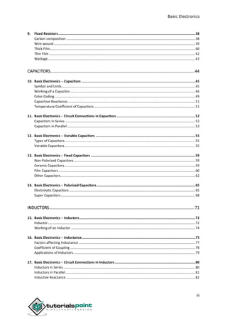 Basic electronics tutorial | PDF