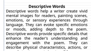 Basic Elements of a Poem Grade 7 Lesson.pptx