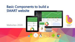 Basic Components to build a
SMART website
Websites 2020
 