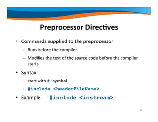Basic Elements of C++ | PDF