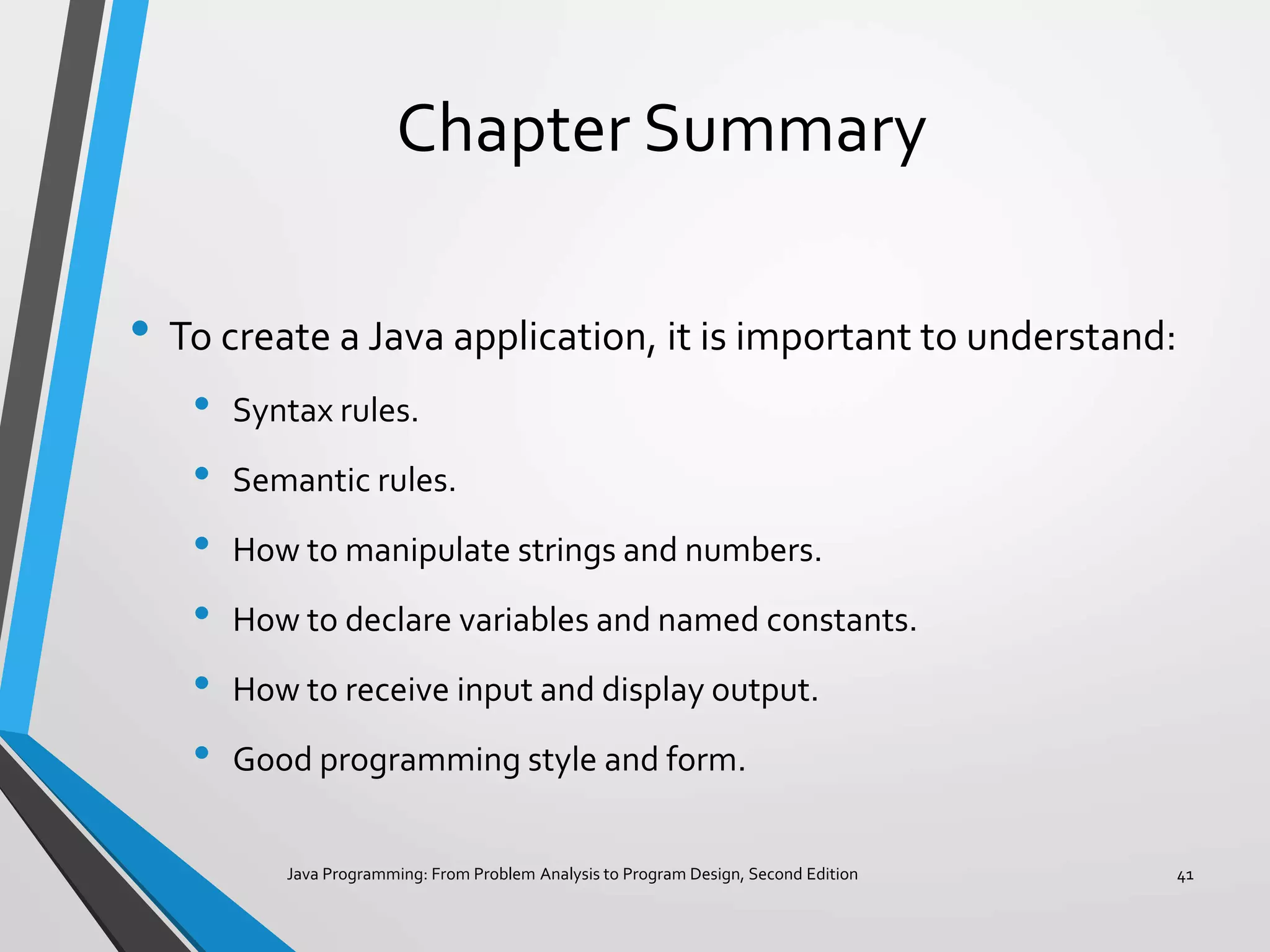 Basic elements of java | PPT
