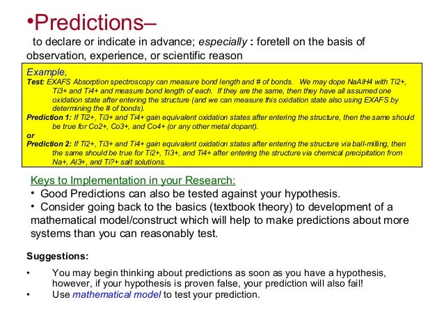Prediction equation image