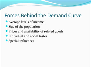 Basic elements of supply and demand | PPT
