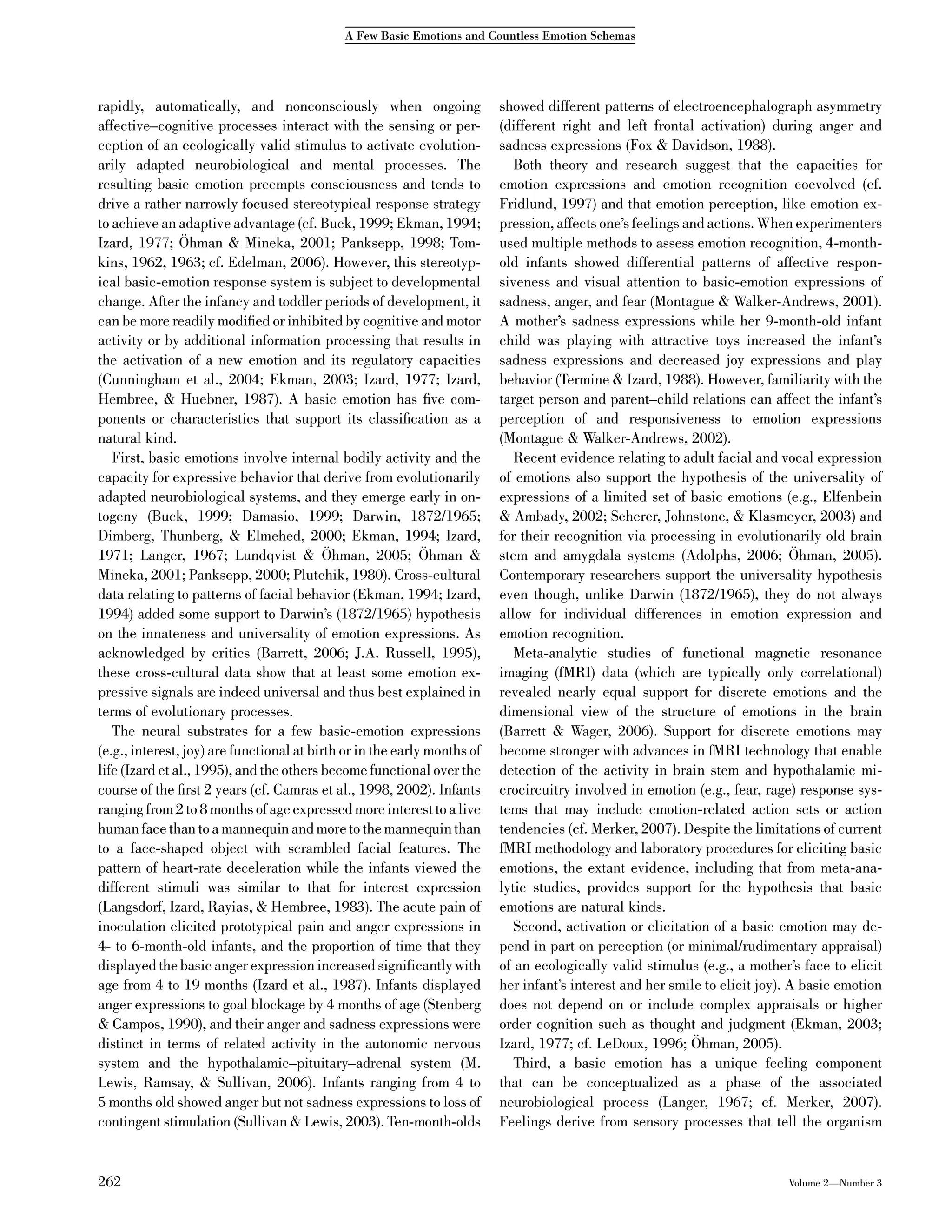Basic emotions, natural kinds, emotion schemas, and a new paradigm | PDF