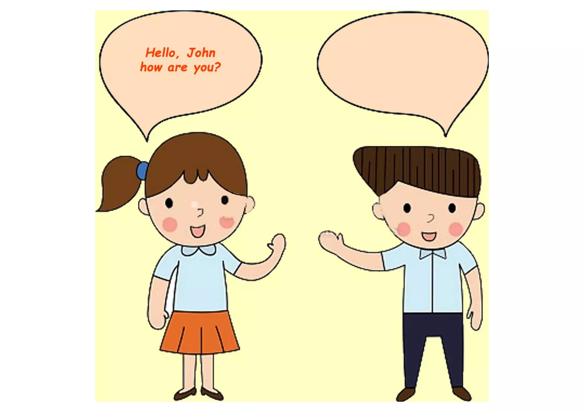 Basic English greetings pdf - short English greetings