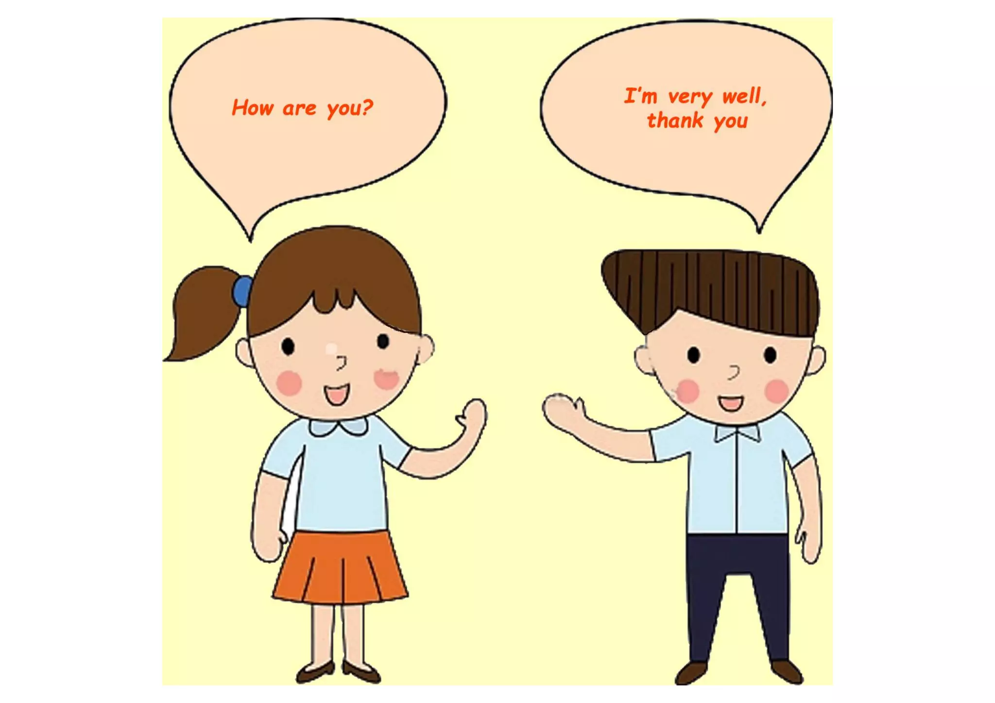 Basic English greetings pdf - short English greetings