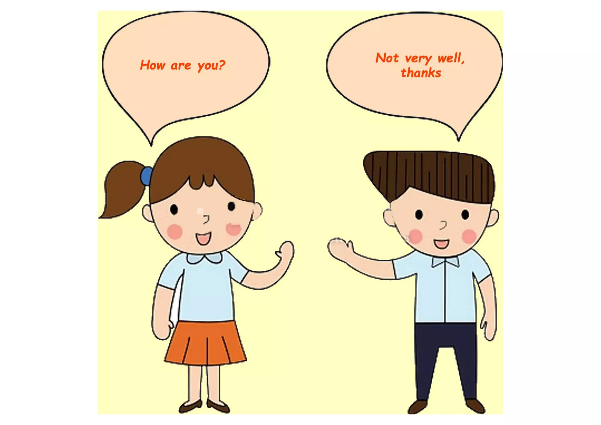 Basic English greetings pdf - short English greetings