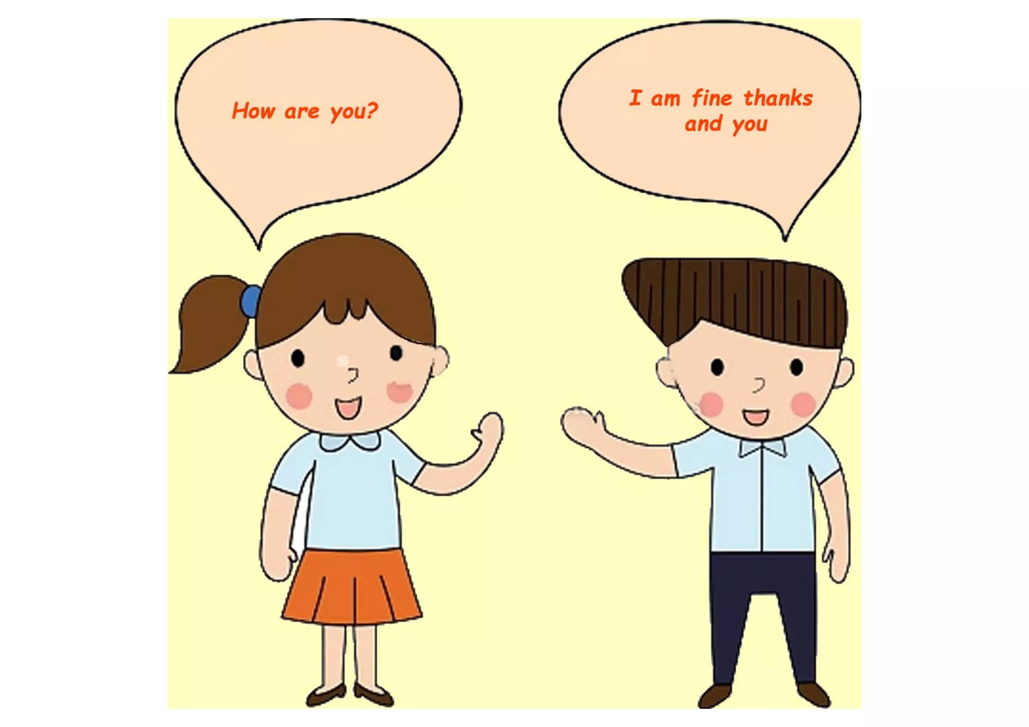 Basic English greetings pdf - short English greetings