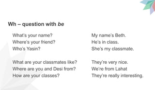 Basic English - questions with be.pptx