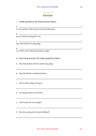 Basic english book and grammar | PDF