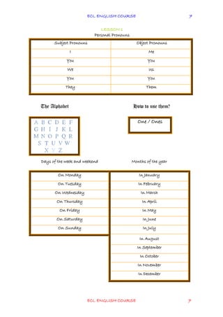 Basic english book and grammar | PDF