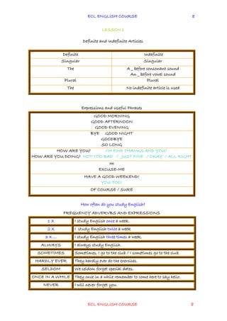 Basic english book and grammar | PDF