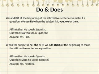 Basic English Grammar Presentation Sample | PPTX