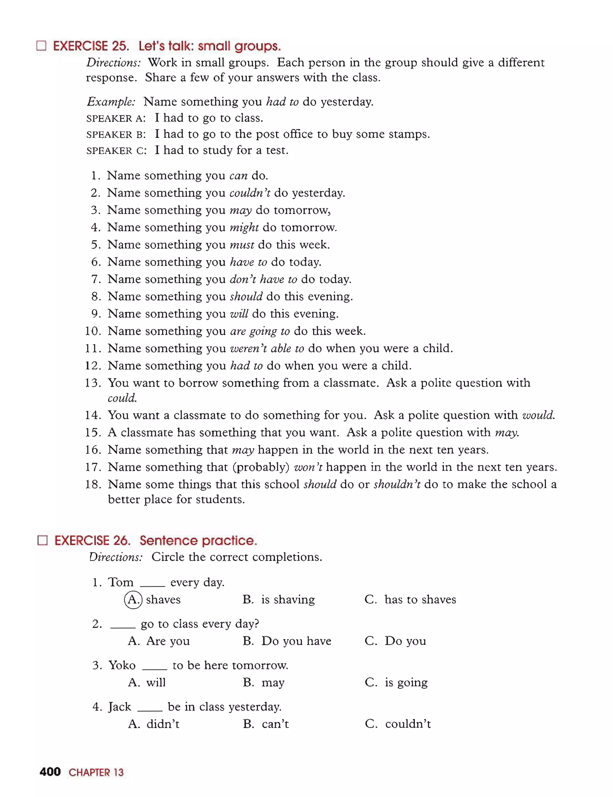 Basic english grammar batty azar