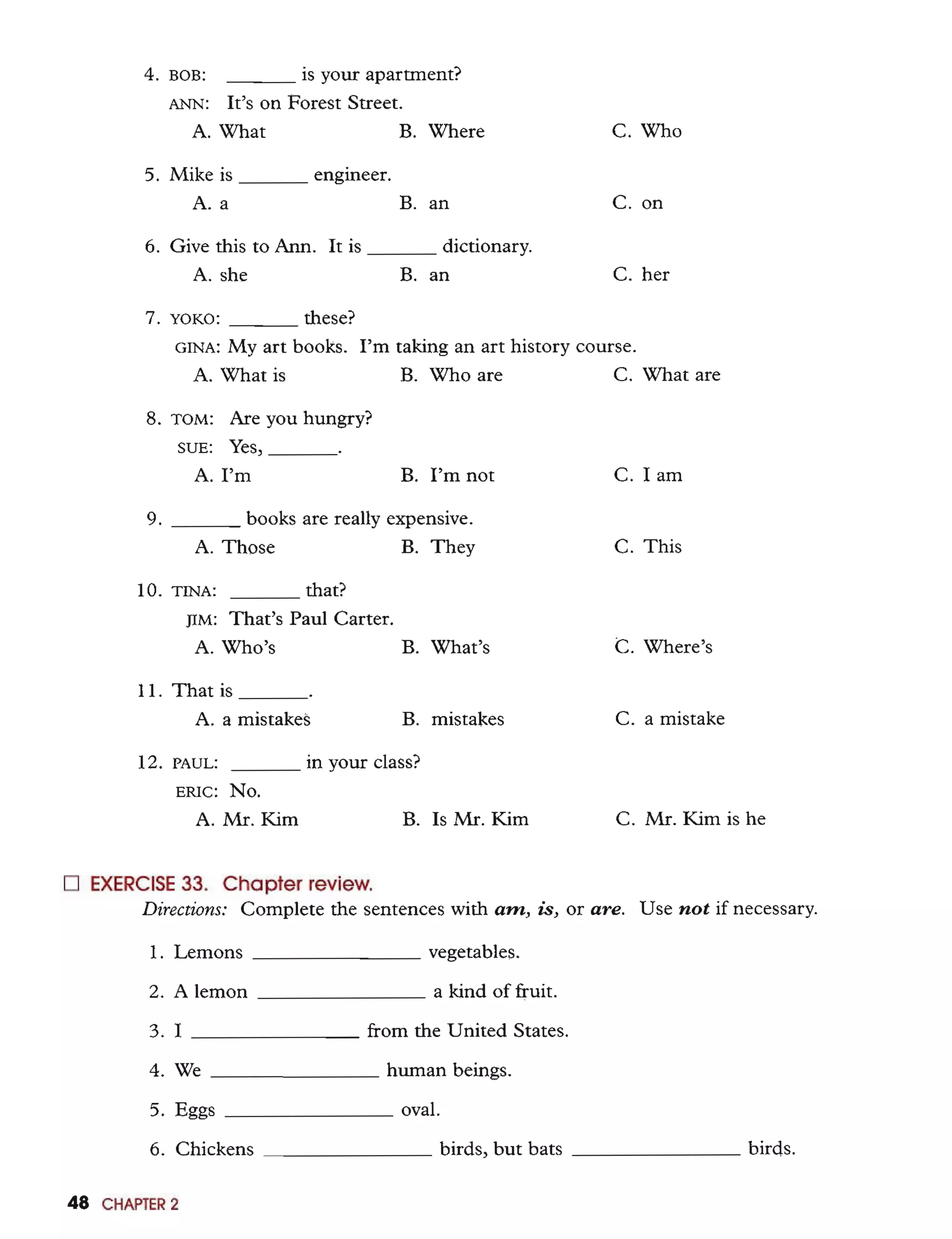 Basic english grammar batty azar