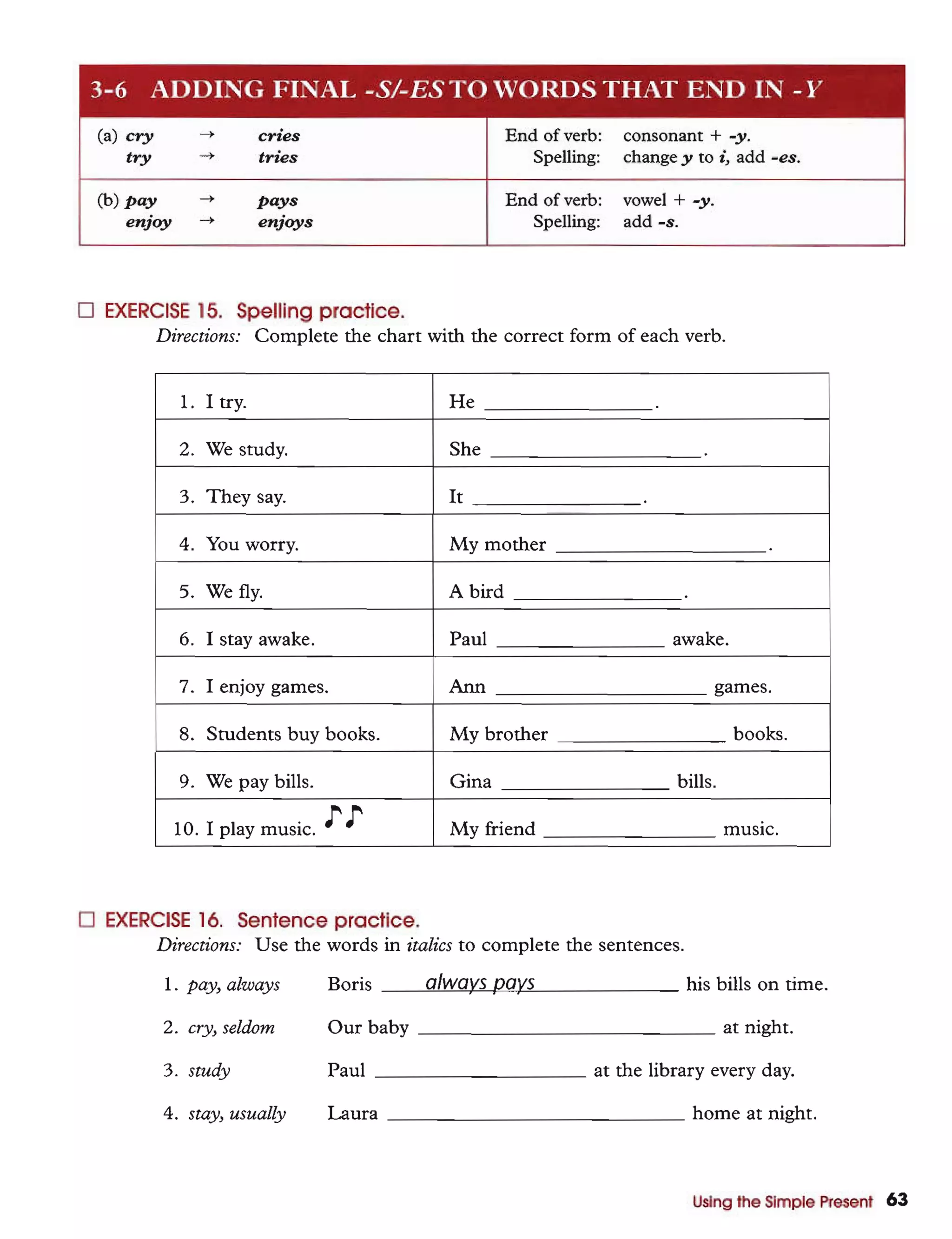 Basic english grammar batty azar