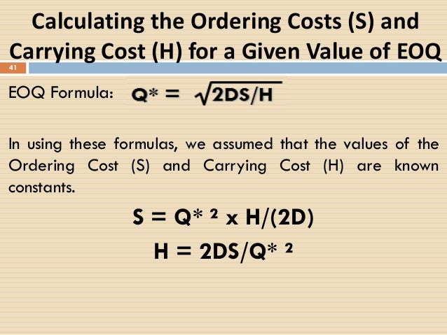 basic eoq model quantity discount economic lot size discount formula